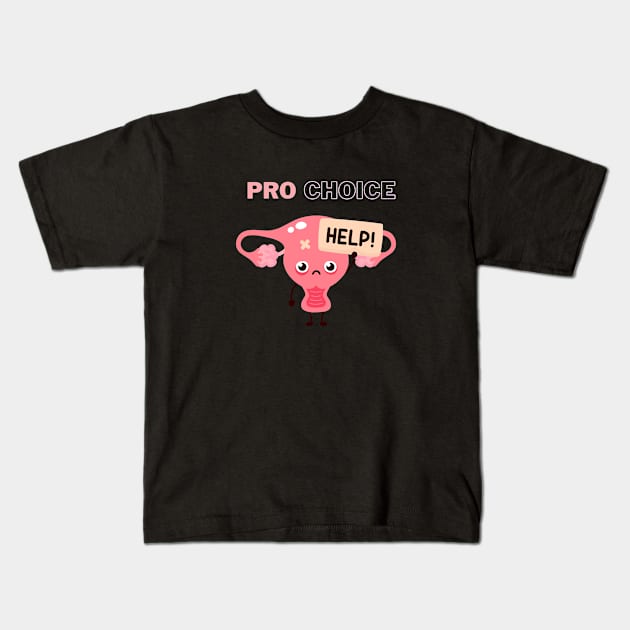 Help - Abortion rights Kids T-Shirt by cheesefries